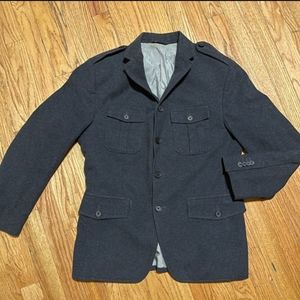 Banana Republic Italian fabric military jacket 38S trailer fit